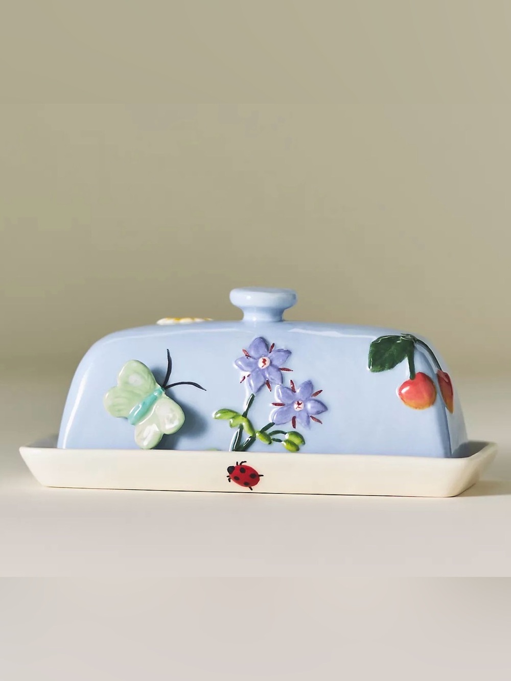 Anthropologie Faye Butter Dish, 🦋 🐞